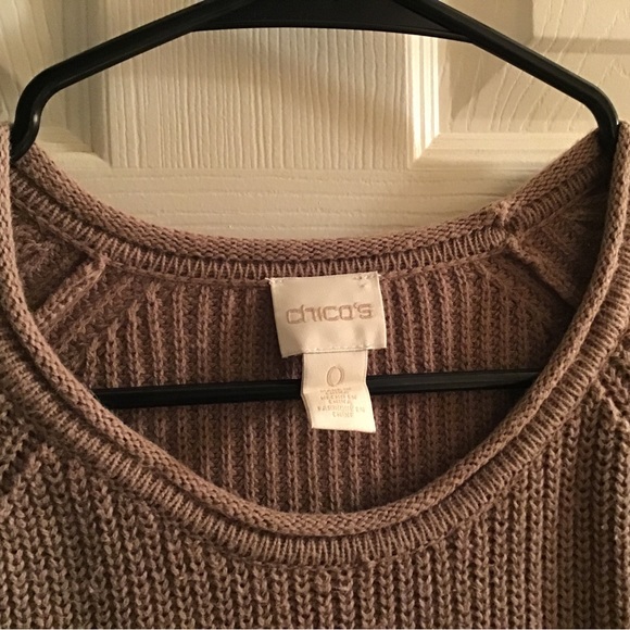 REDUCED ⚫️ [2/$36.00] ⚫️ Chicos Fringe Sweater - Picture 2 of 9